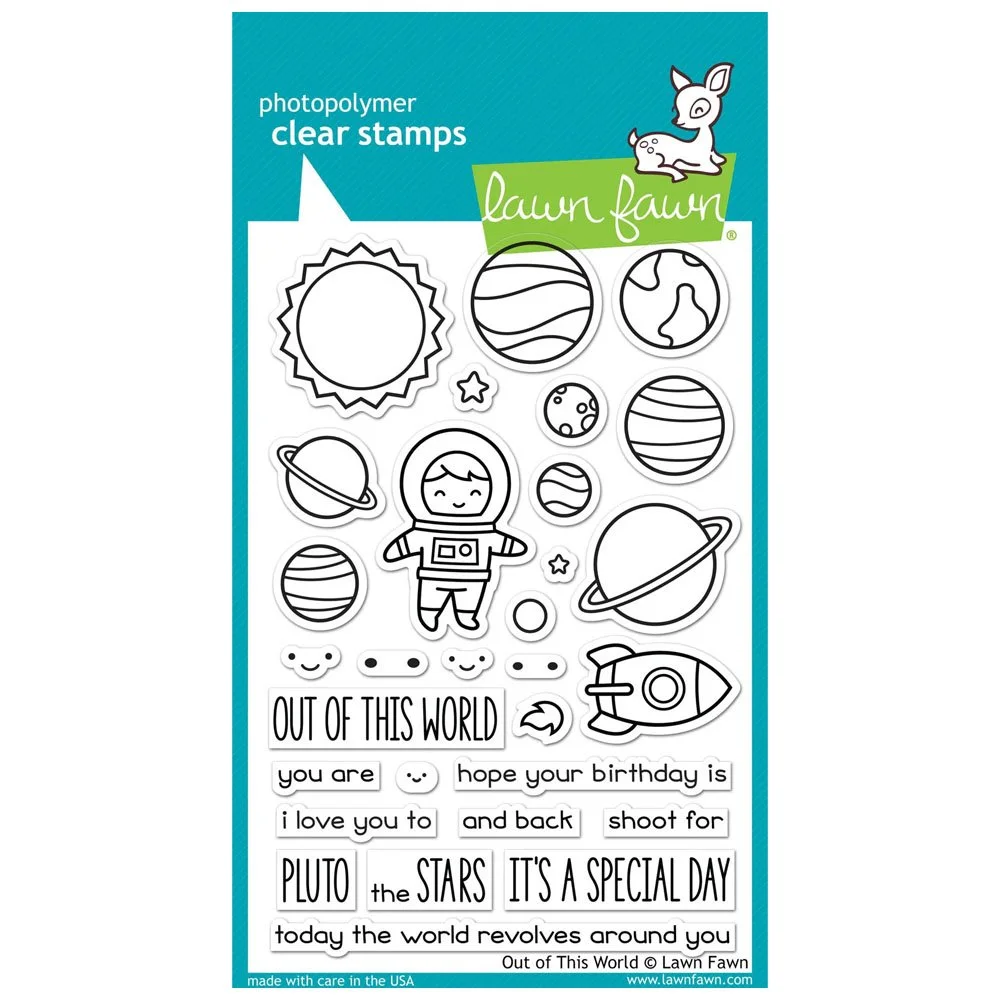 Lawn Fawn Clear Stamps Out Of This World
