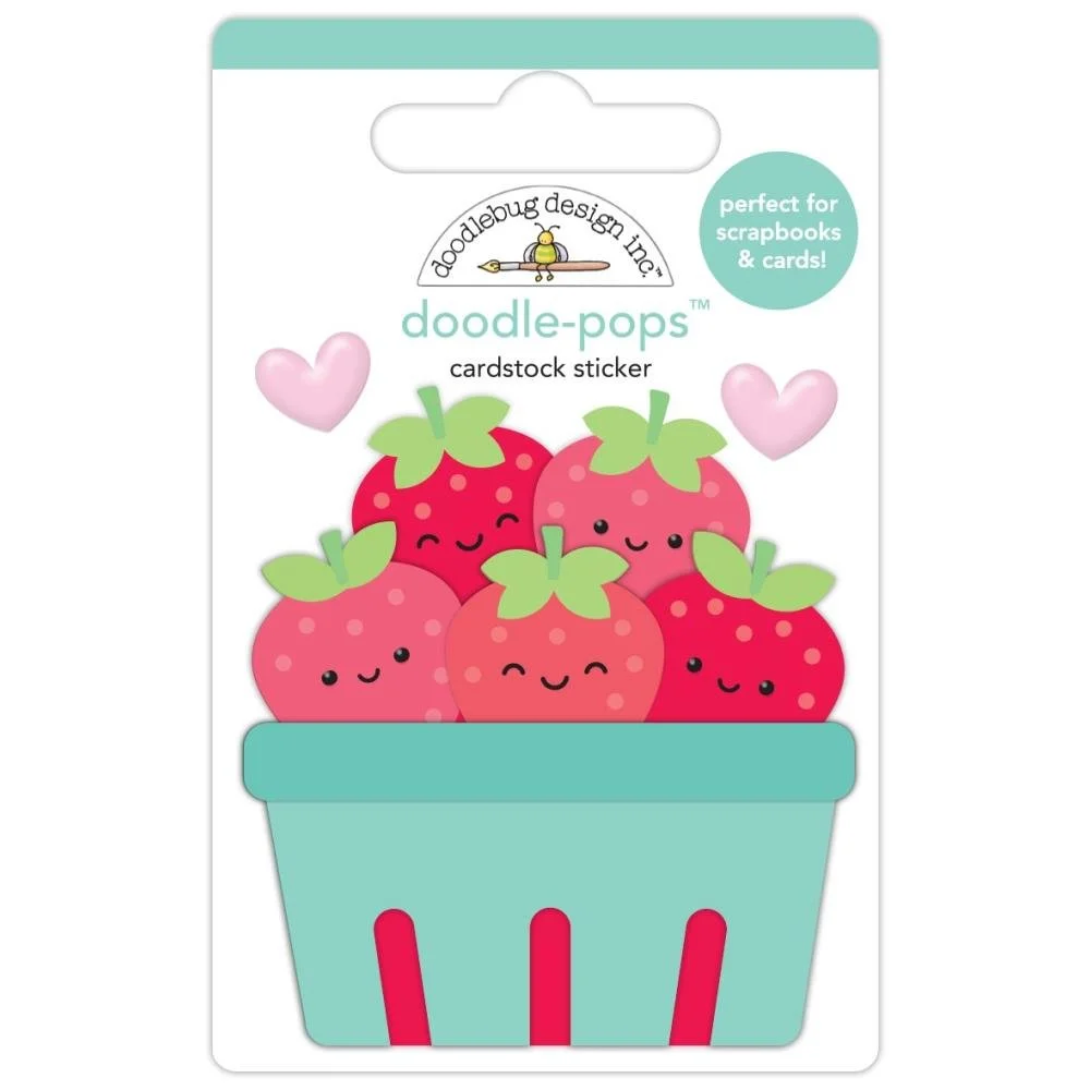 Doodlebug Berry Sweet Doodlepops Berry Basket