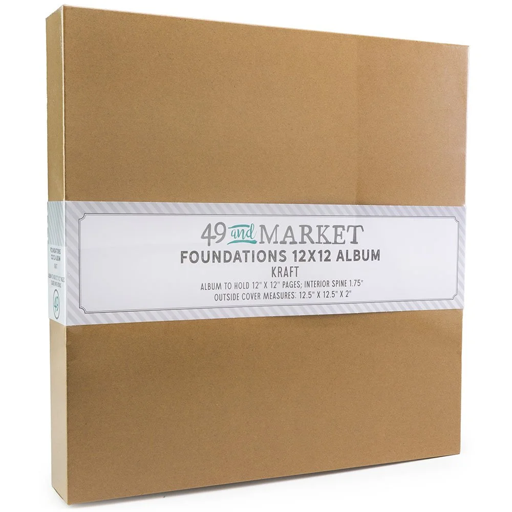 49 and Market Foundations 12" x 12" Album Kraft
