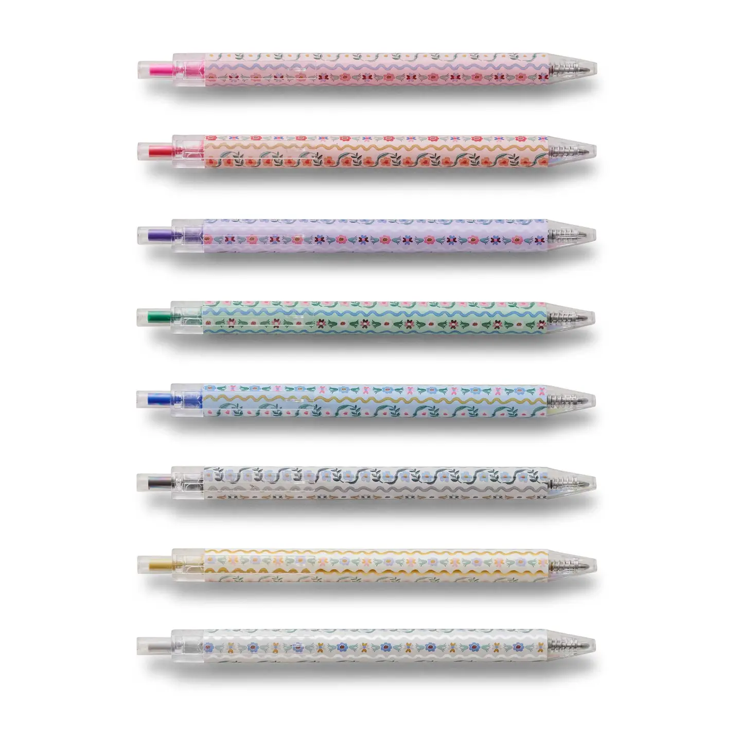 Rifle Paper Co. Delphine Gel Pen Set of 8
