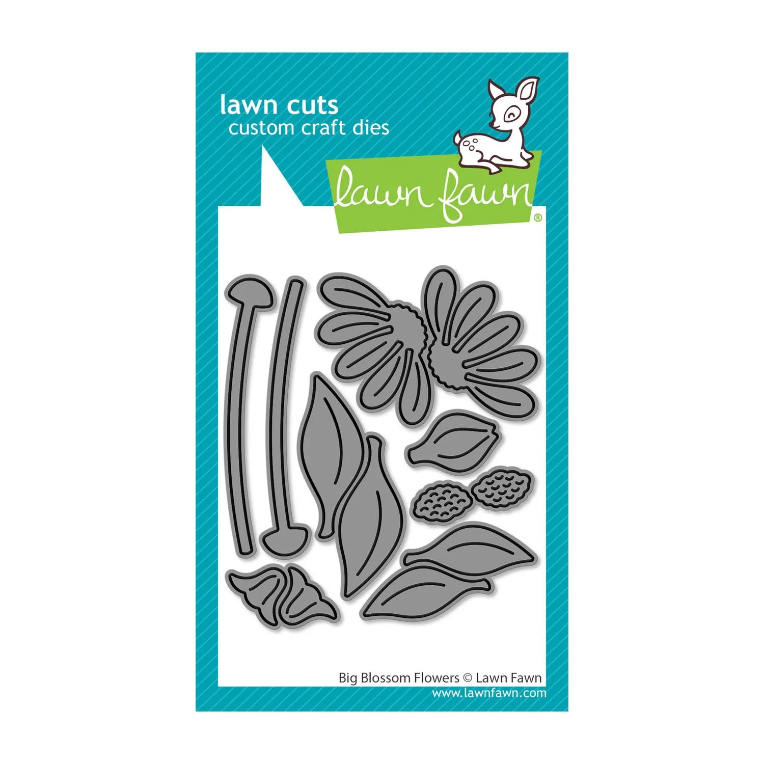 Lawn Fawn Lawn Cuts Big Blossom Flowers