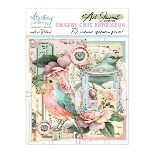 *Pre-Order* Mintay Art Journal Essentials Shabby Chic  Ephemera