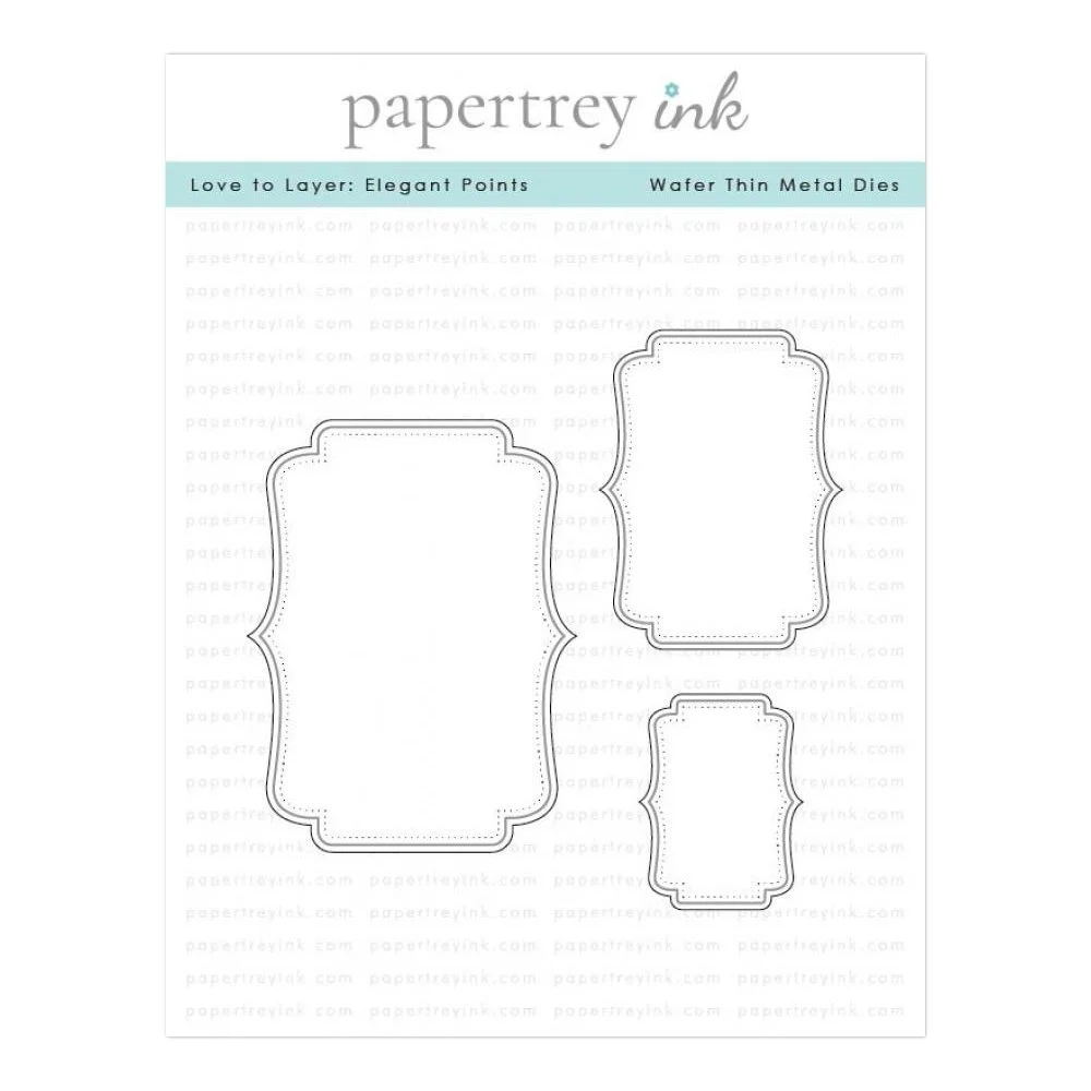 Papertrey Ink Love to Layer: Elegant Points Die