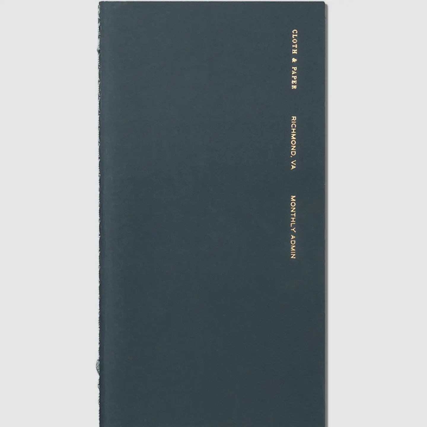 Cloth & Paper Travel Notebook | Pocket Plus Monthly Admin Lagoon