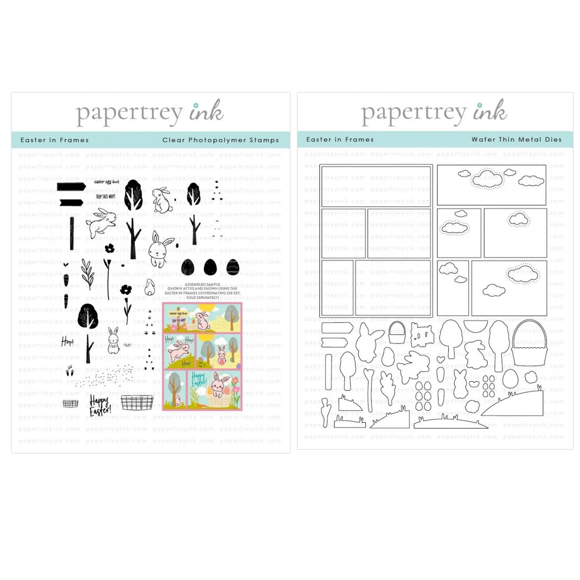 Papertrey Ink Special Bundle Easter in Frames Stamp Set & Die