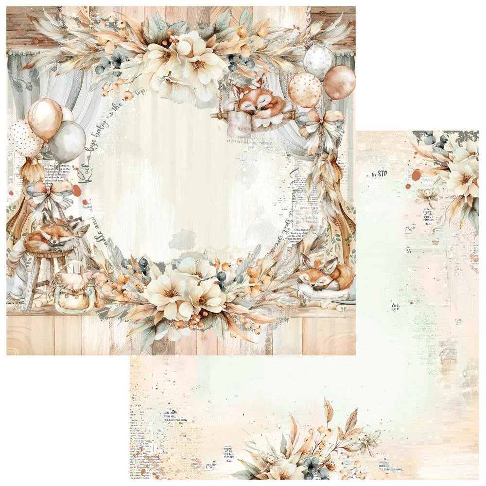 49 & Market Little Dreamers 12" x 12" Paper Dozing Darlings