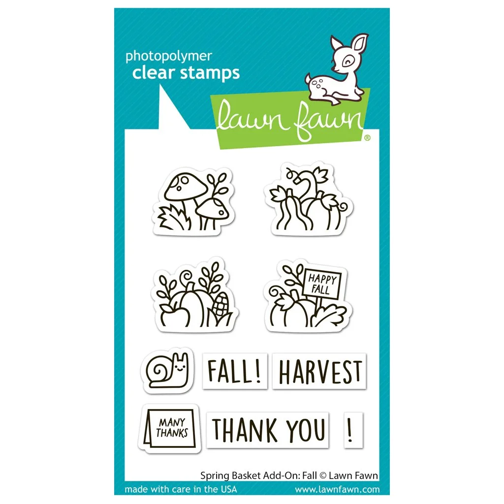 Lawn Fawn Stamps Spring Basket Add-on: Fall