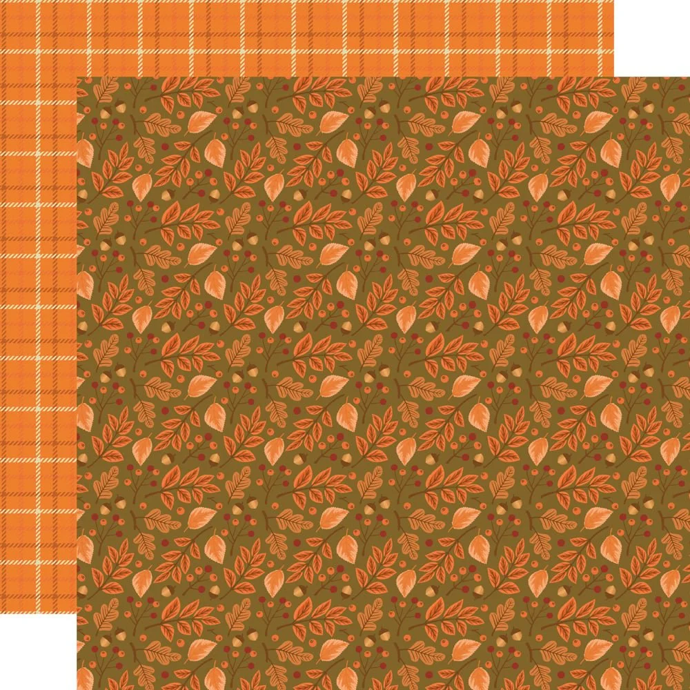 *Pre-Order* Simple Stories Pumpkins & Plaid 12" x 12" Paper Cozy Things