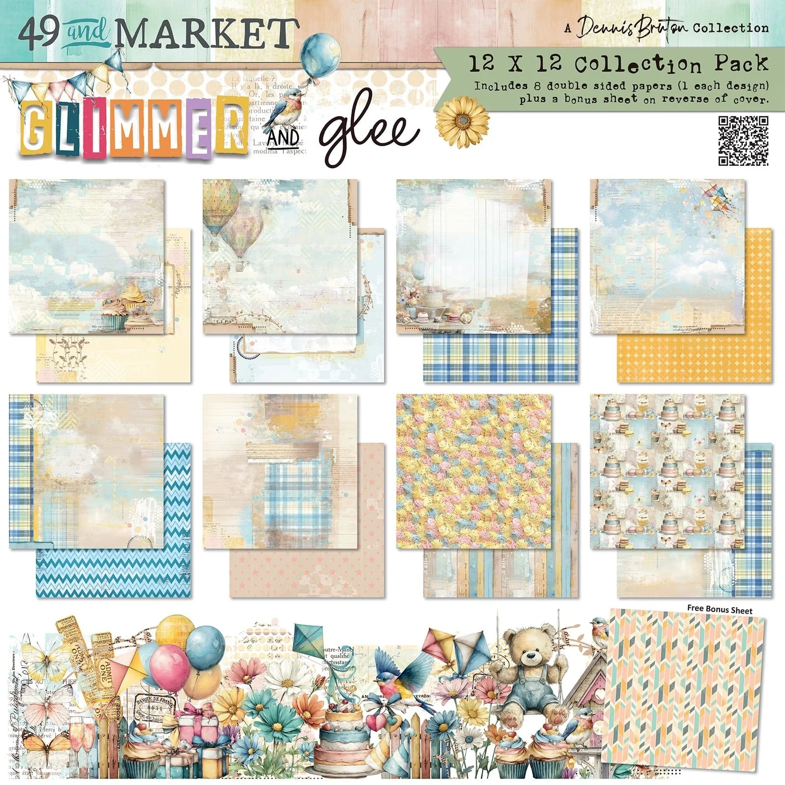 *Pre-Order* 49 & Market Glimmer & Glee 12" x 12" Collection Pack