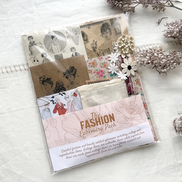 Fashion Ephemera Kit For Junk Journaling