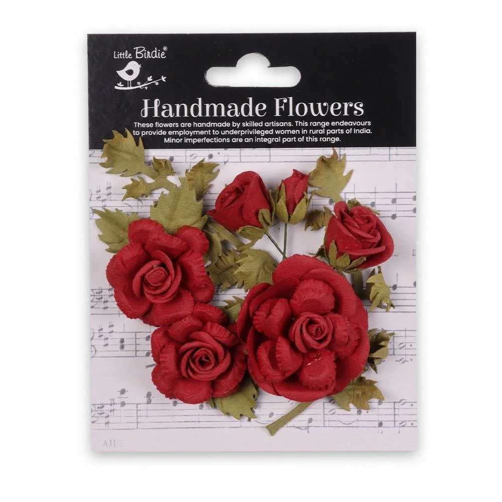 Handmade Flowers Vida Cardinal Red