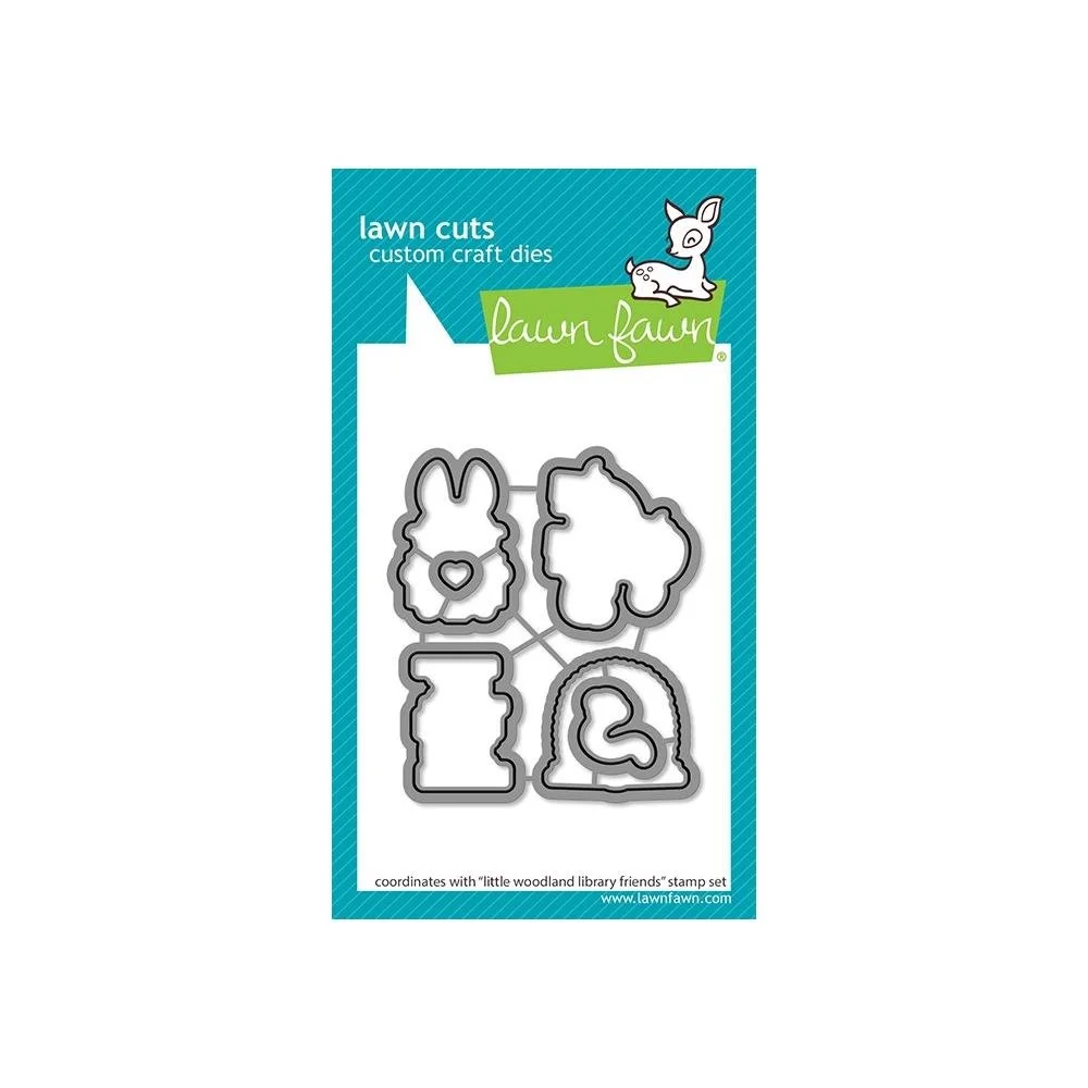 Lawn Fawn Lawn Cuts Little Woodland Library Friends