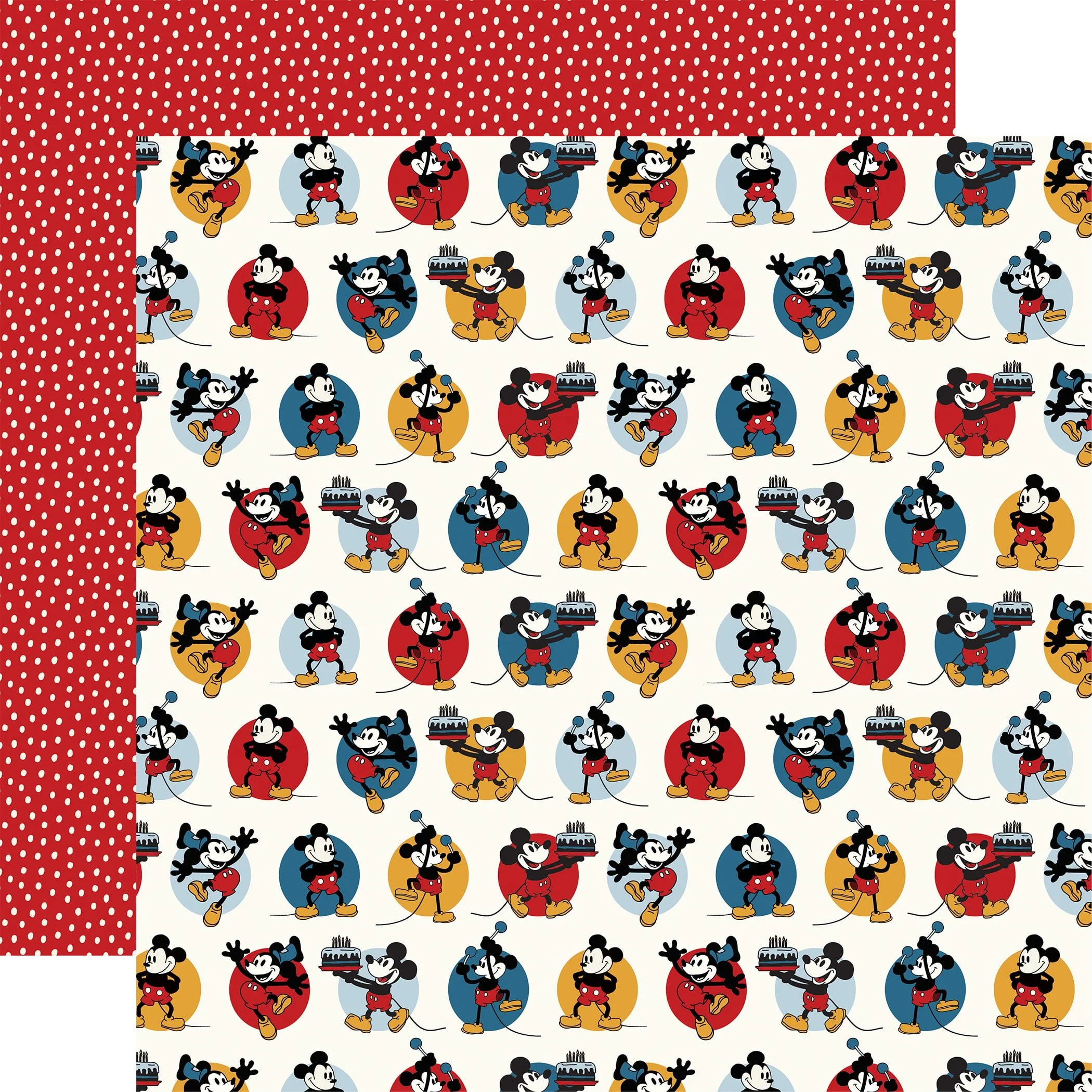 *Pre-Order* Echo Park Mouse & Me Birthday 12" x 12" Paper Birthday Icon Circles