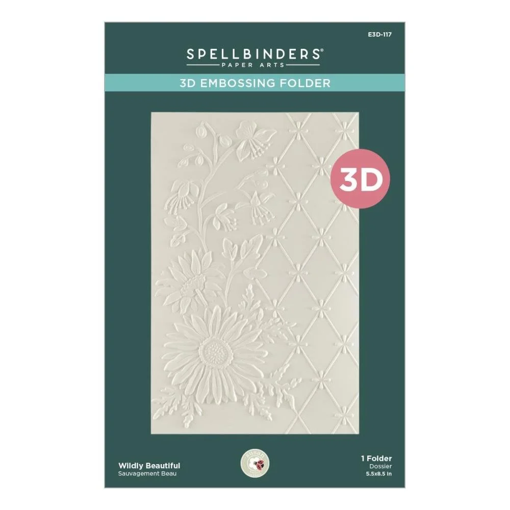 Spellbinders 3D Embossing Folder Through the Meadow