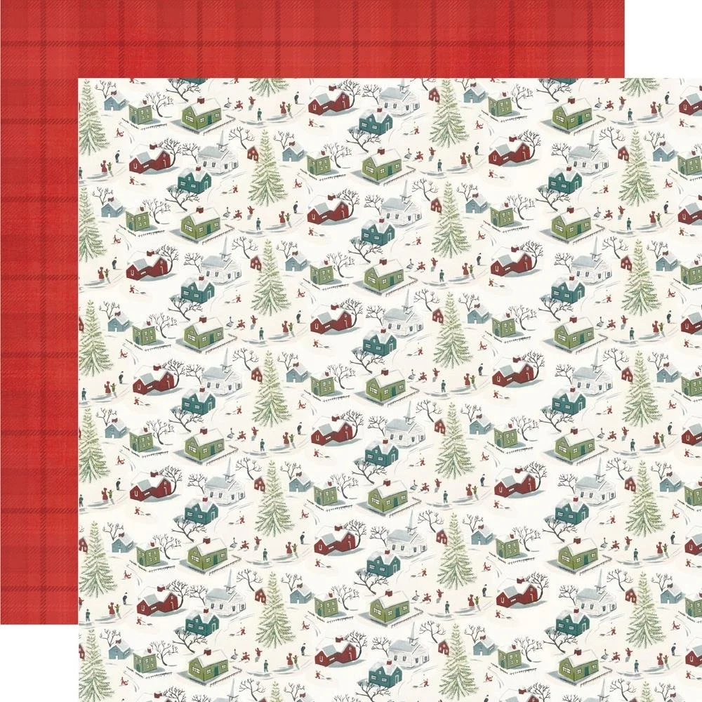 Simple Stories Simple Vintage Flannel Season 12" x 12" Paper Bundle Up