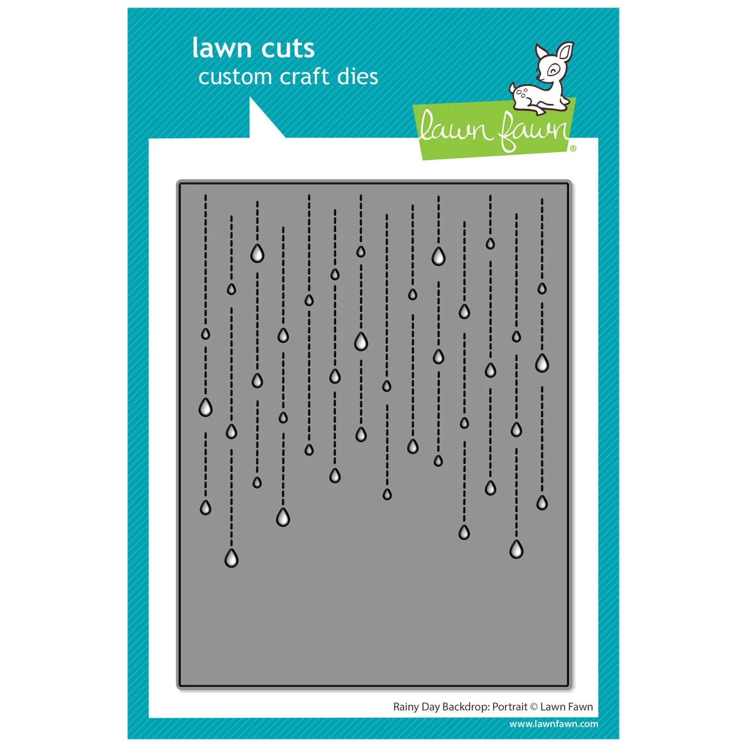 Lawn Fawn Lawn Cuts Rainy day Backdrop: Portrait