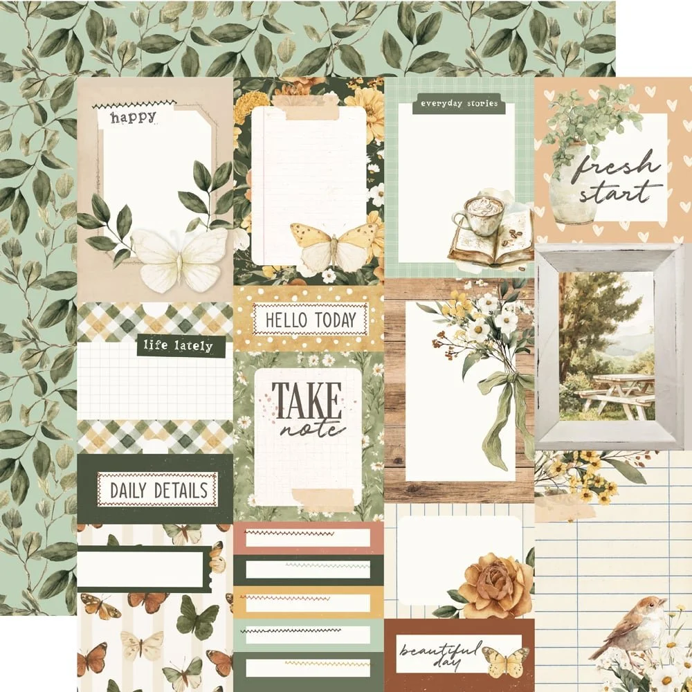 *Pre-Order* Simple Stories Cottage Charm 12" x 12" Paper Journal Elements