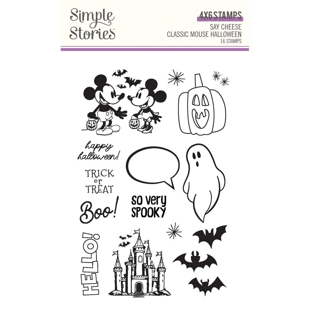 *Pre-Order* Simple Stories Say Cheese Classic Mouse Halloween Stamp Set