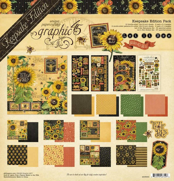 Graphic 45 Let It Bee Collection Keepsake Edition Kit