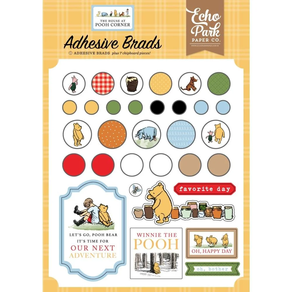 Echo Park The House At Pooh Corner Decorative Brads