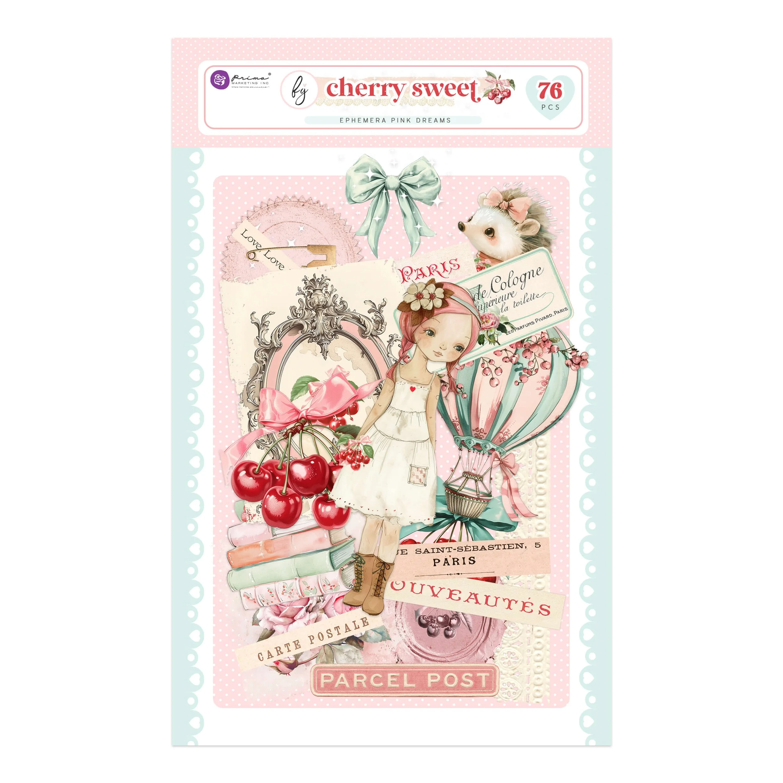 Prima Cherry Sweet Collection by Frank Garcia® Ephemera Pink Dreams