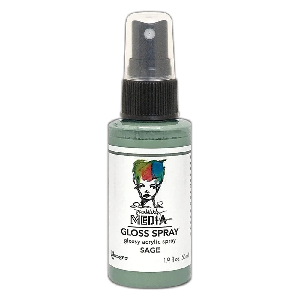 Dina Wakley Media Gloss Spray Sage