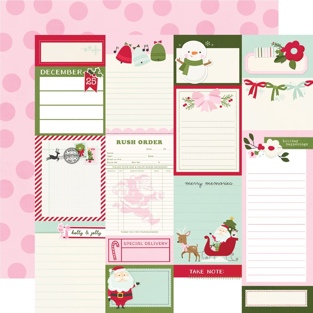 *Pre-Order* Simple Stories Kringle & Co. 12" x 12" Paper Journal Elements