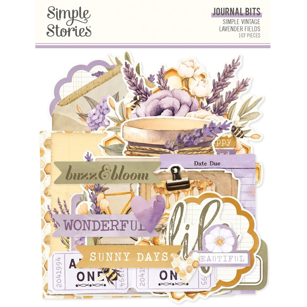 *Pre-Order* Simple Stories Lavender Fields Journal Bits