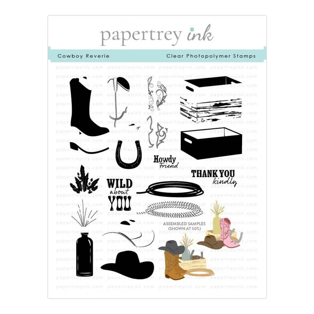 Papertrey Ink Cowboy Reverie Stamp Set