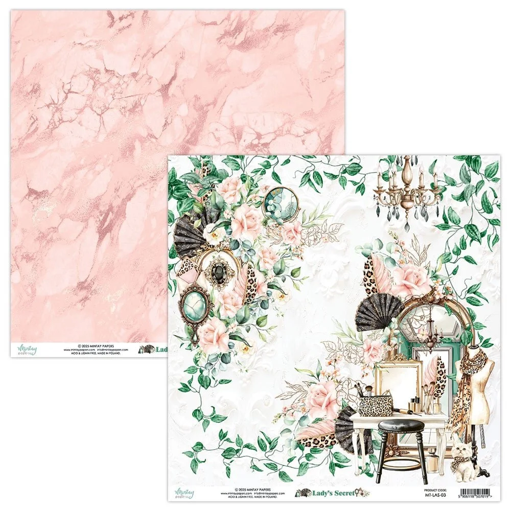 *Pre-Order* Mintay Lady's Secret 12" x 12" Paper 03