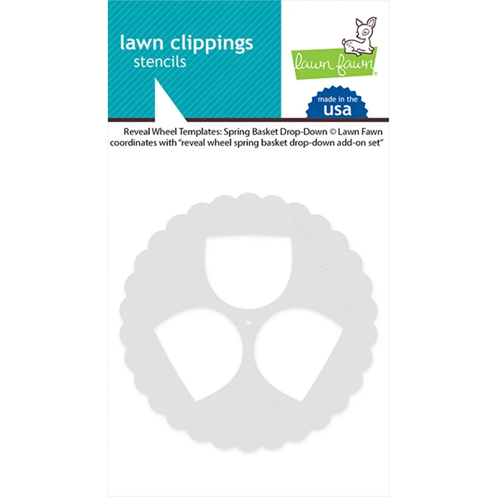 Lawn Fawn Reveal Wheel Templates: Spring Basket Drop-Down