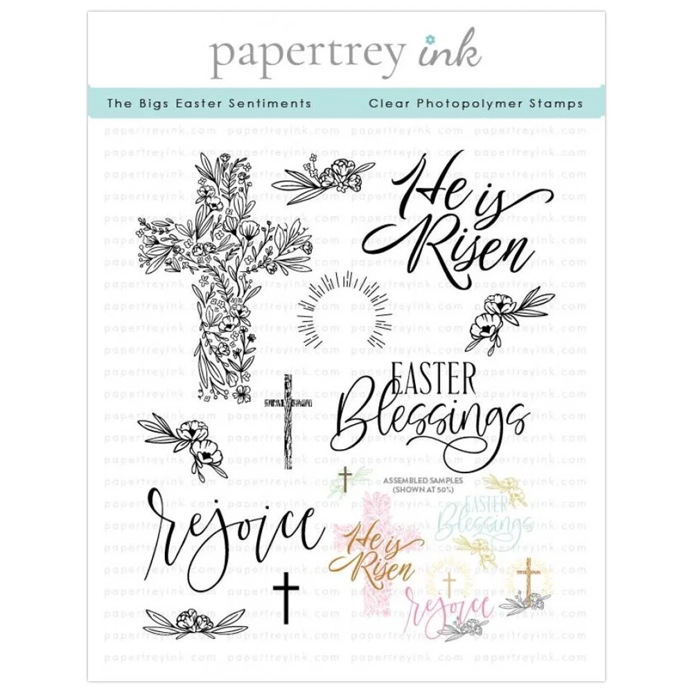 Papertrey Ink The Bigs Easter Sentiments Stamp Set