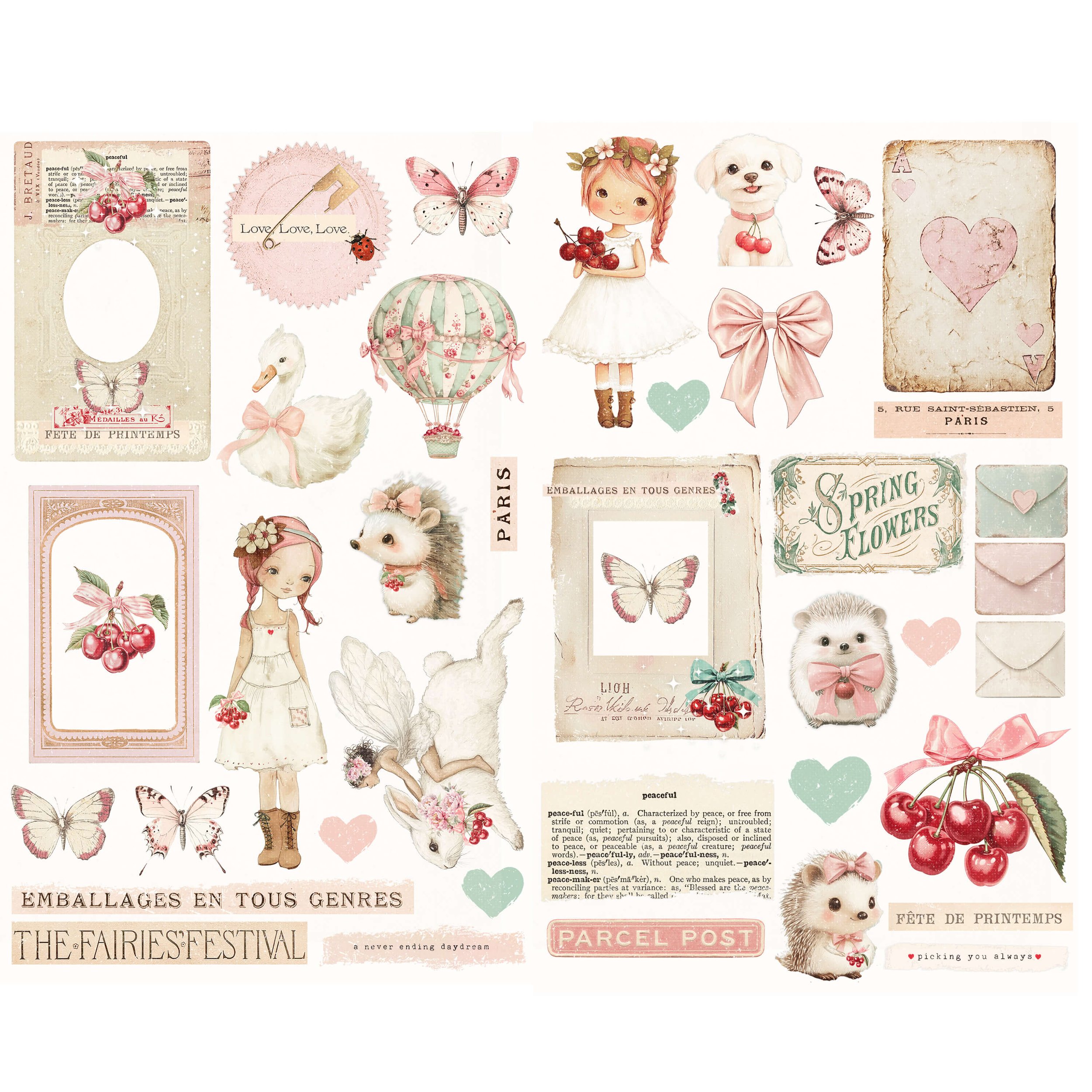 Prima Cherry Sweet Collection by Frank Garcia® Chipboard Stickers