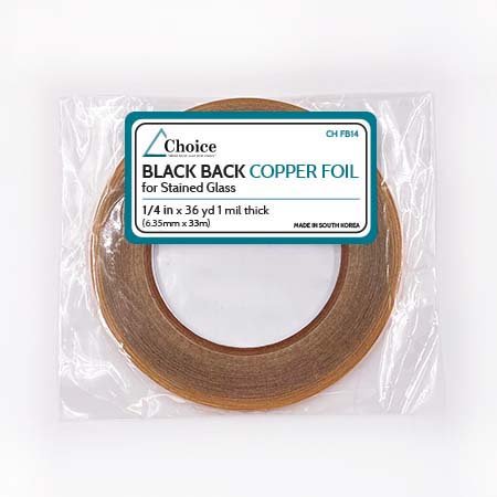 Black Back Copper Foil Tape (1/4 in.) 1.0 mil