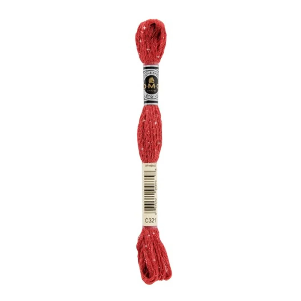 DMC Etoile Embroidery Floss Red C321