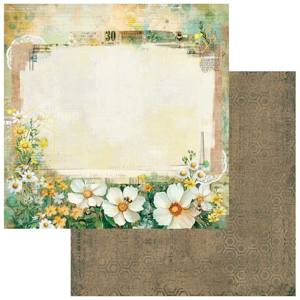 49 & Market Botanical Buzz 12" x 12" Paper Meadow