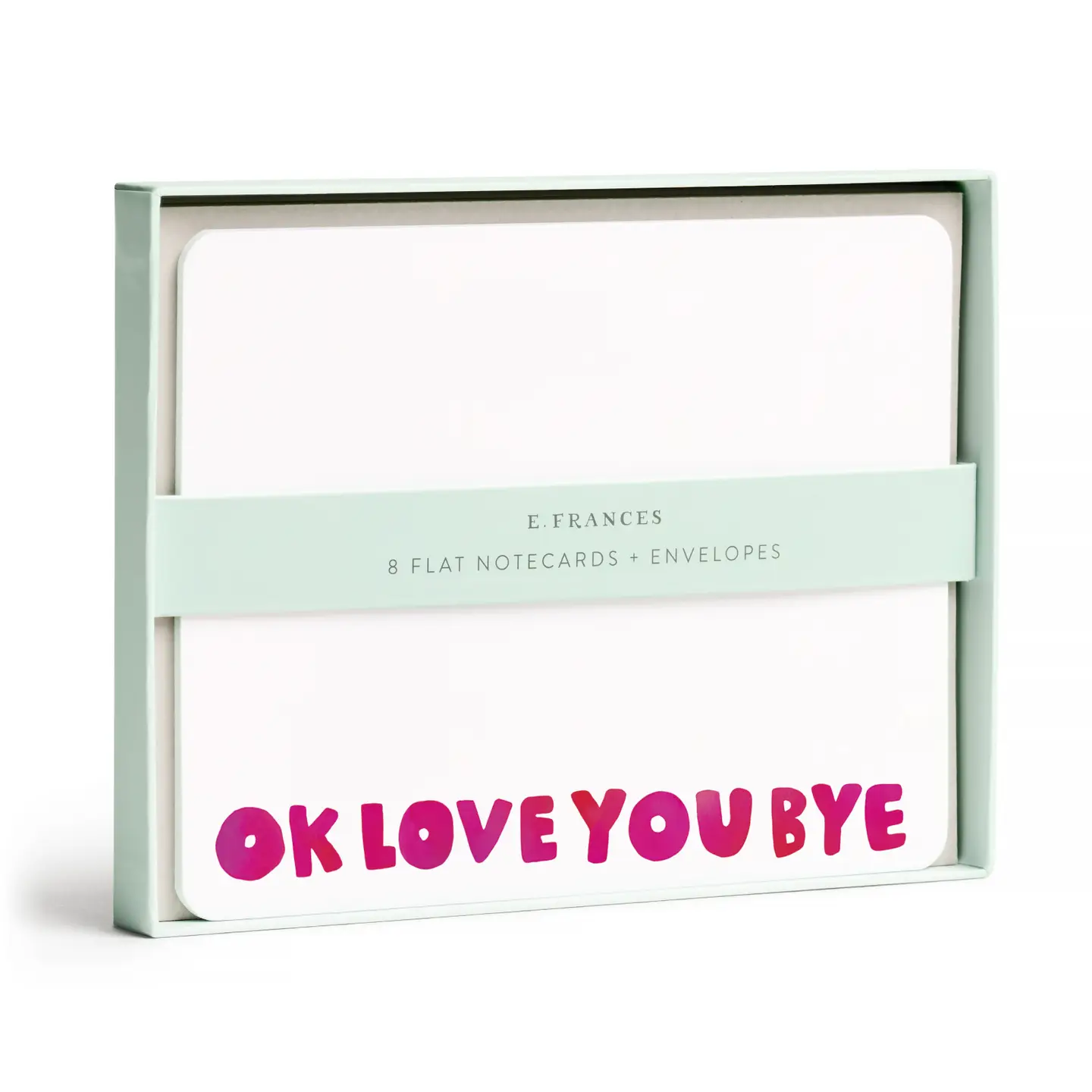 E. Frances Paper Okloveyoubye Flat Note Set