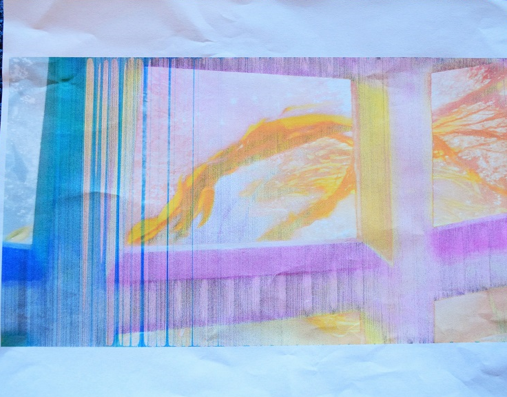 Figure 3: Ink jet print out