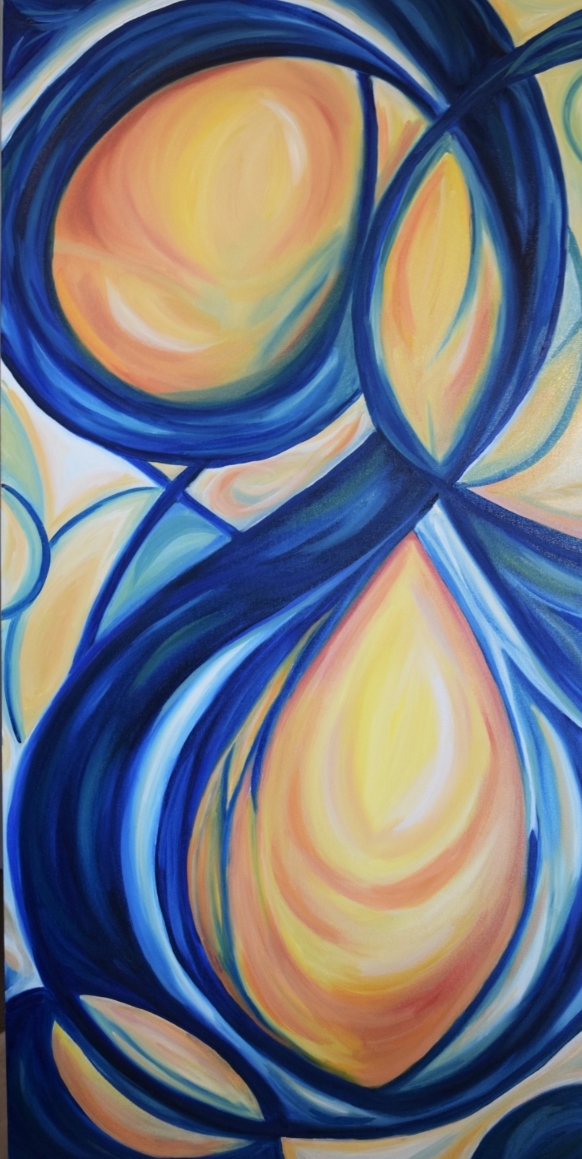 Abstract Oil Painting - March 2015 - Oil on Canvas