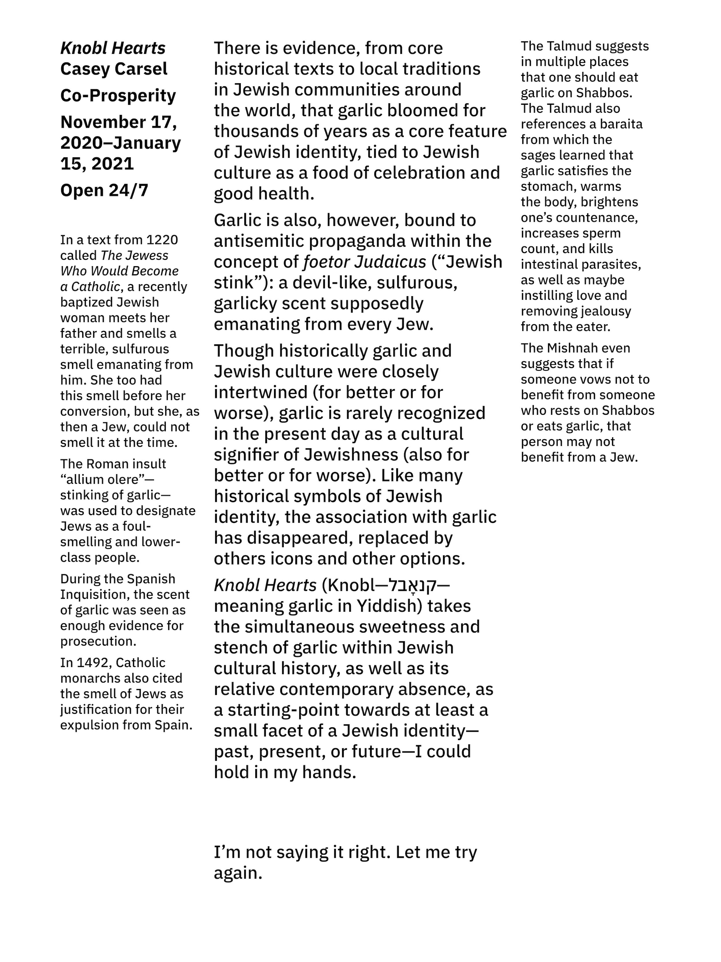 Garlic and a whole lotta lovin’—Textile artist Quishile Charan’s 2019 love letter to Casey