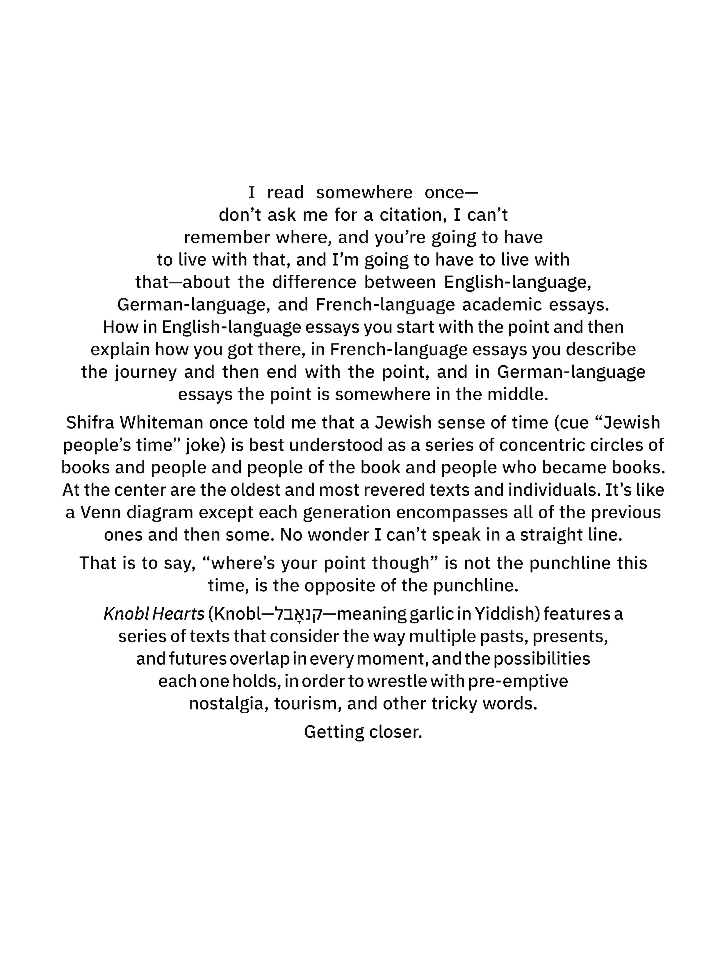 Garlic and a whole lotta lovin’—Textile artist Quishile Charan’s 2019 love letter to Casey