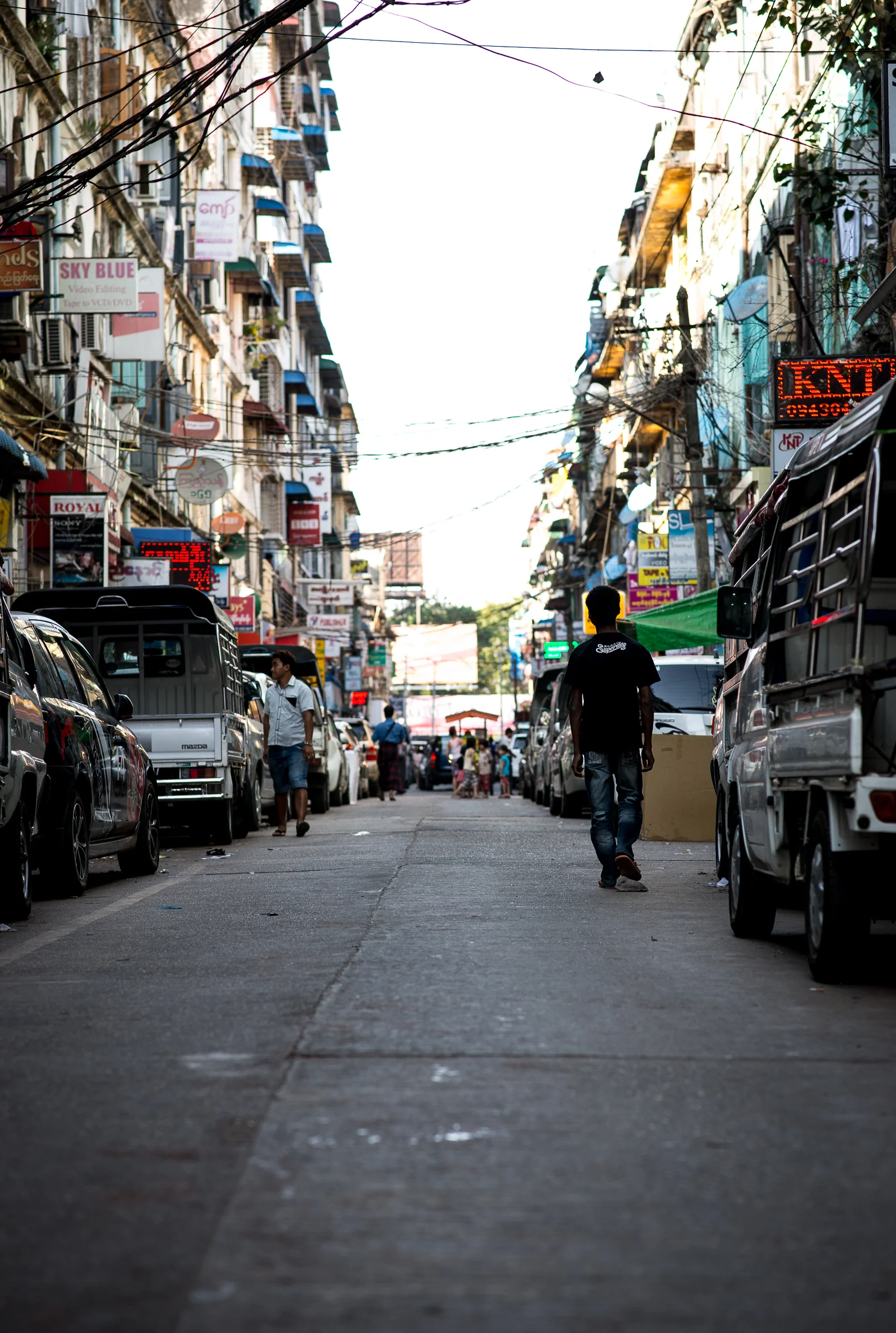 Street Scene. Yangon, Myanmar