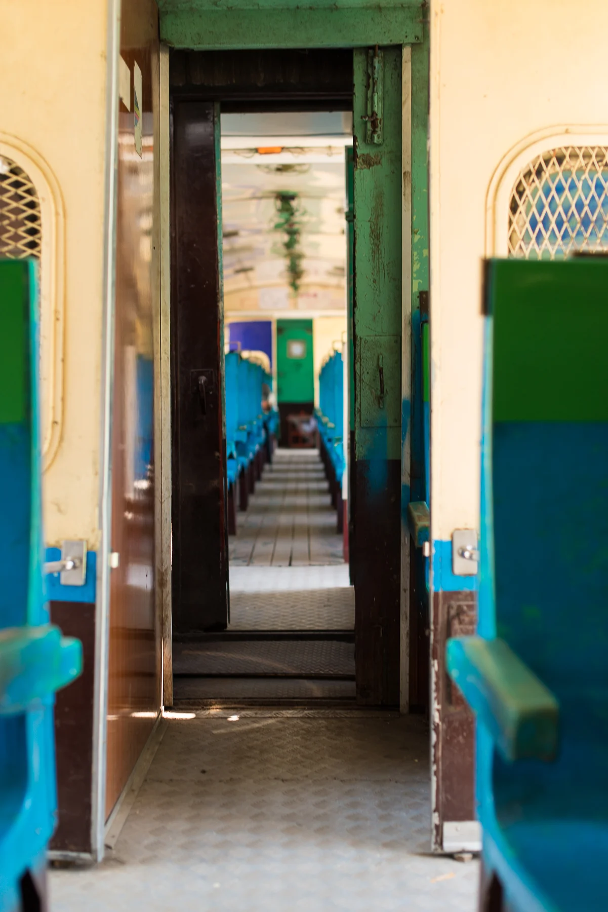 Circle Train.  Yangon, Myanmar