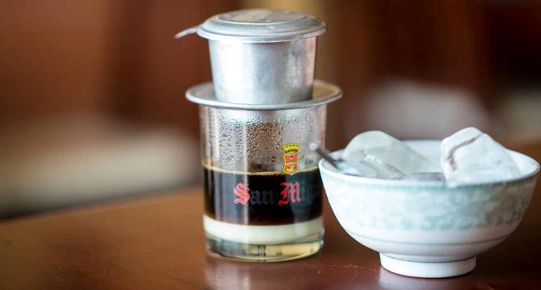 Vietnamese iced coffee. Great way to start the day! Hoi An, Vietnam
