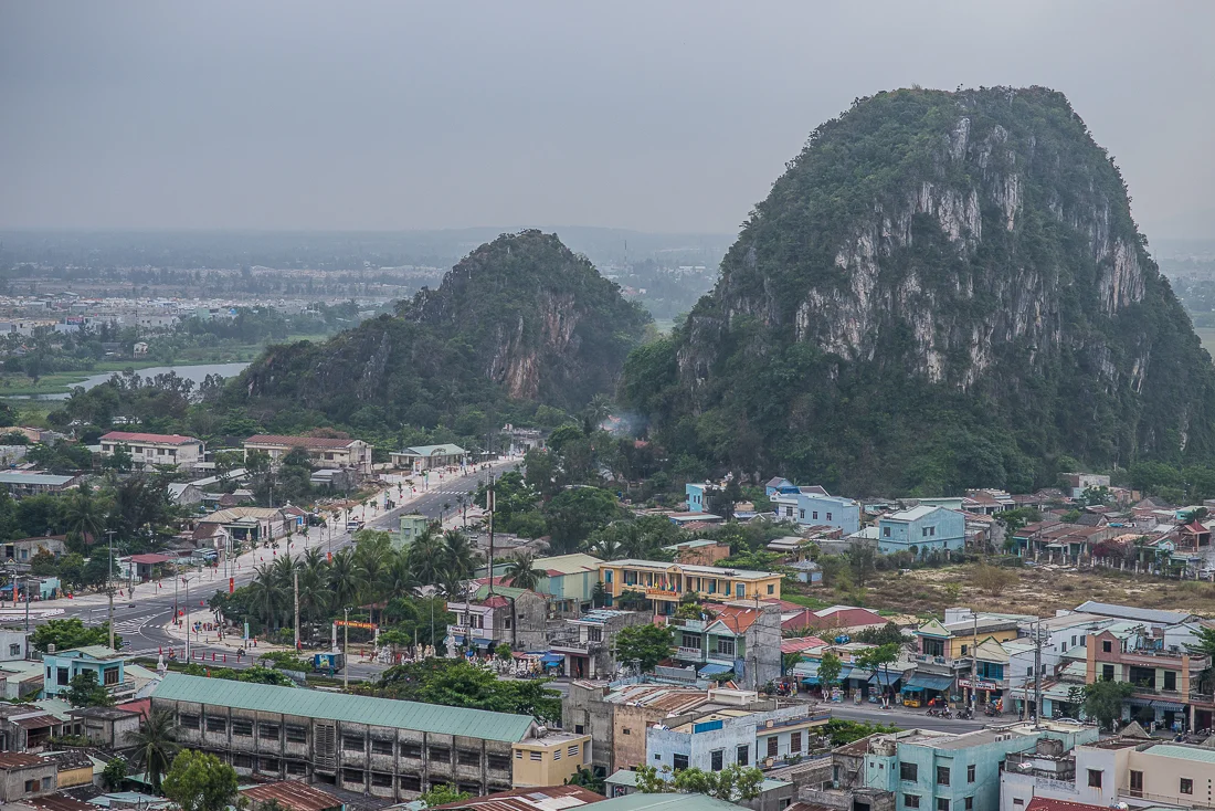 View from Marble Mountain. Between Hoi An and Danang, Vietnam