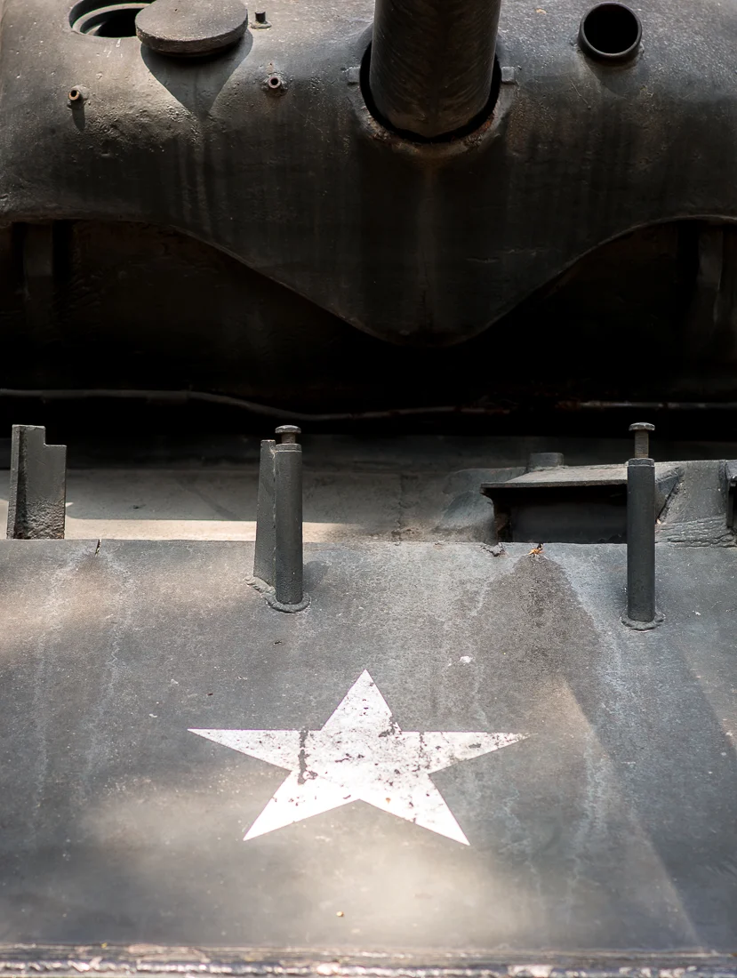 US Army tank at the War Remnants Museum. Ho Chi Minh City, Vietnam