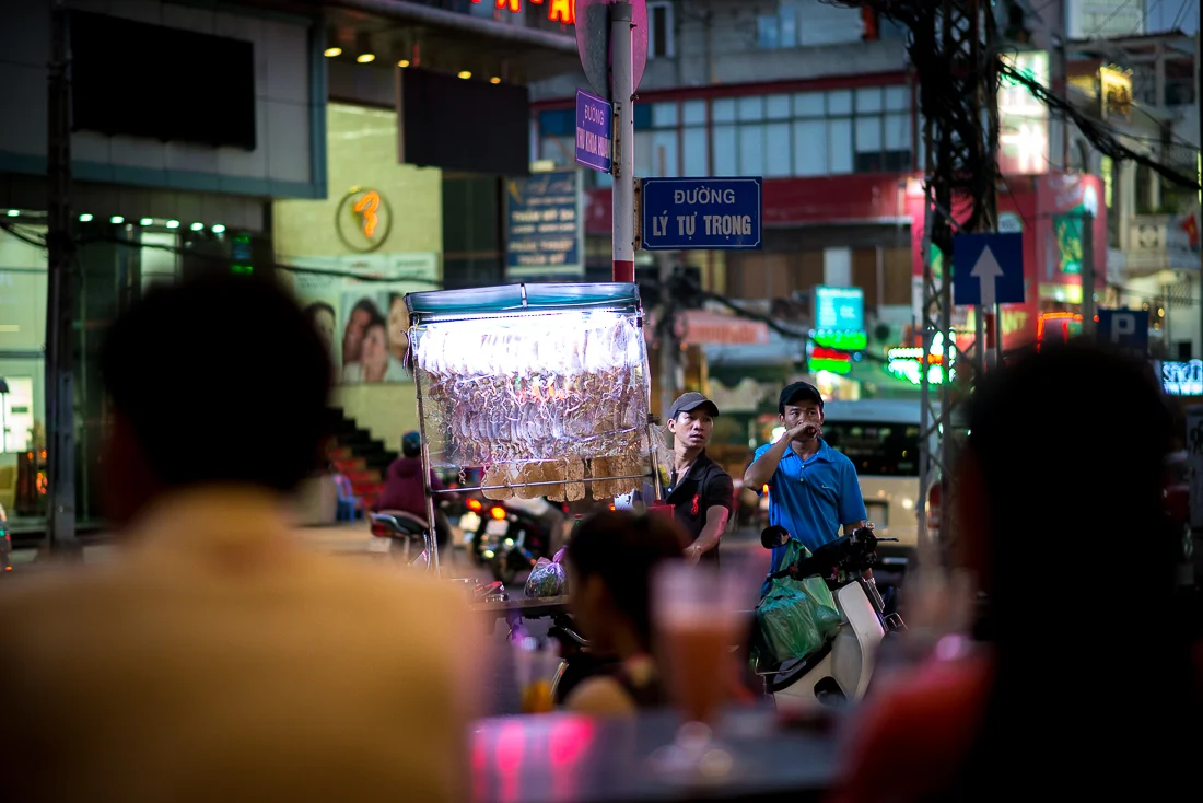 Night Scene. Ho Chi Minh City, Vietnam