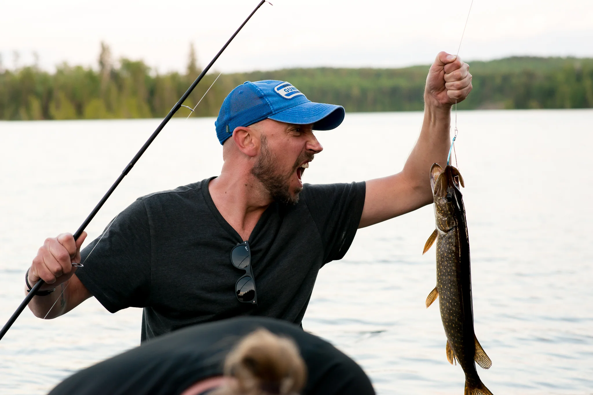 One of the many Northern's caught on Long Island Lake