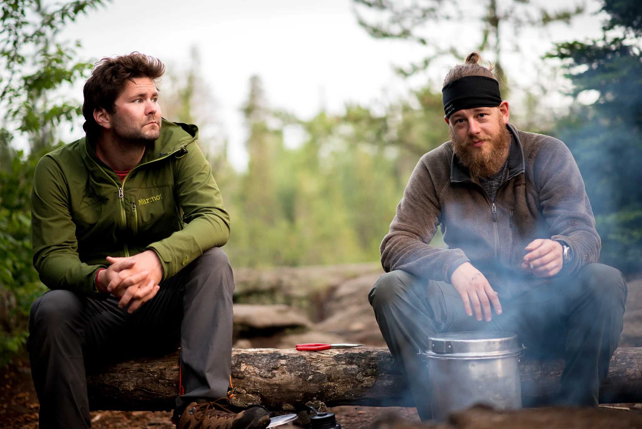 My favorite photo of the trip. Ben and Brian relaxing at camp.