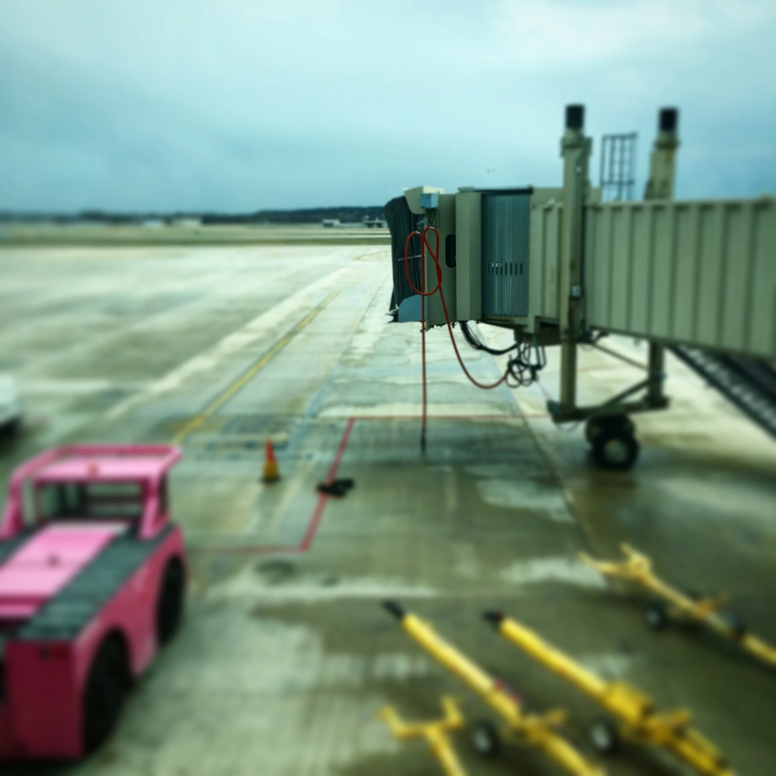 Madison, WI. Waiting on my first flight.